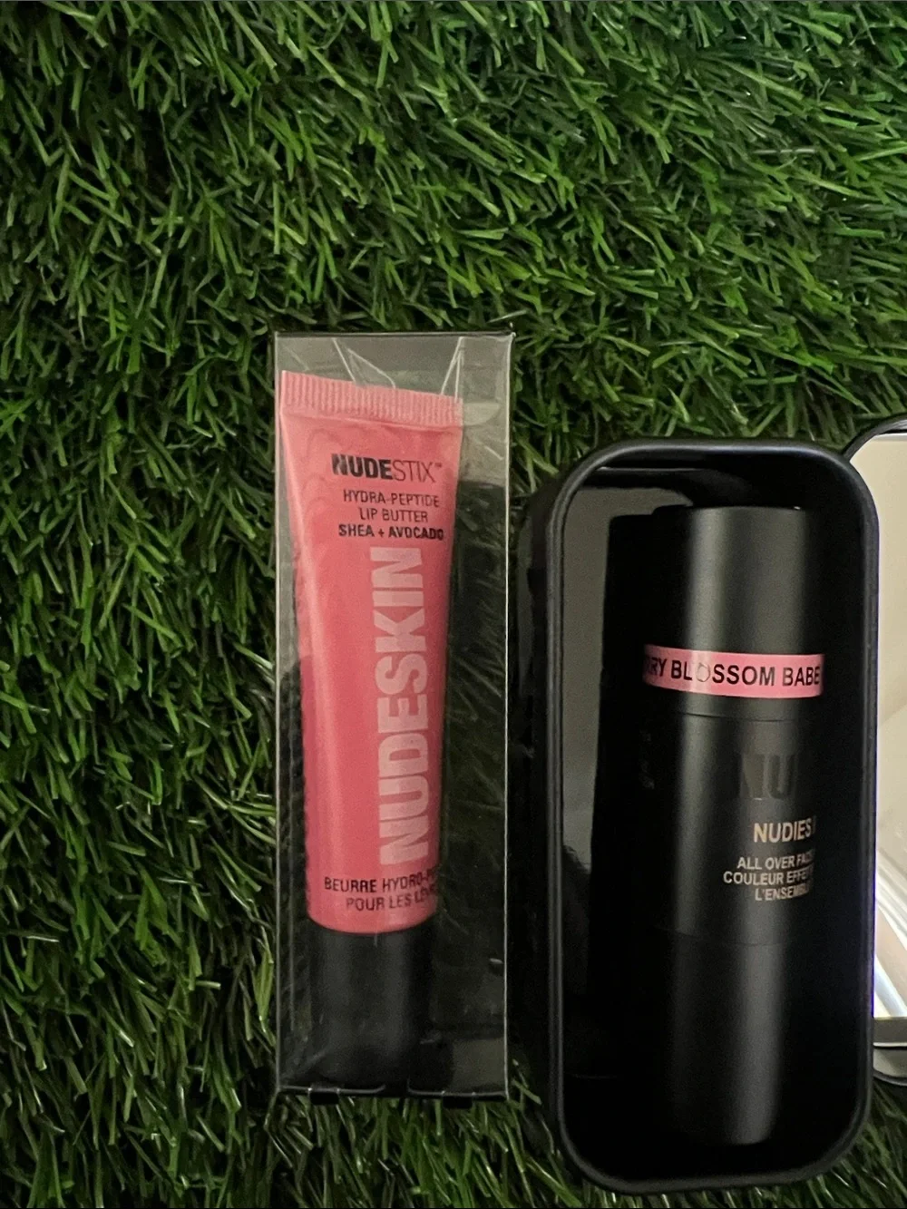 Nudestix bundle Blush Stick in Blossom Babe & lip butter